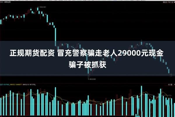 正规期货配资 冒充警察骗走老人29000元现金 骗子被抓获